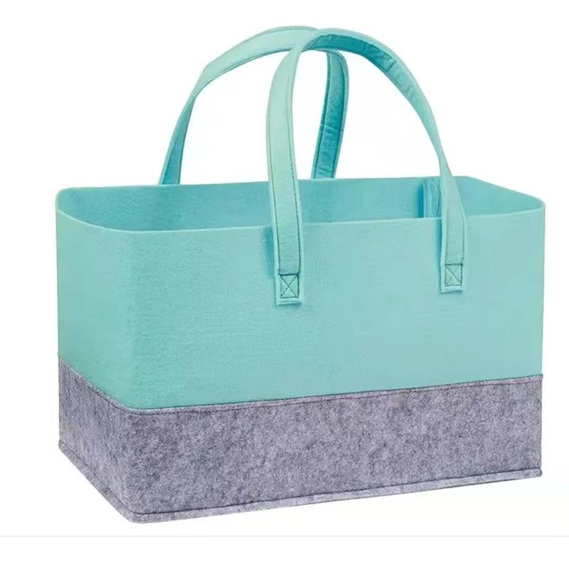 

Полезная блокирующая корзина-органайзер, фетровая лестничная корзина для коврового покрытия с кожаной ручкой, Г-образный органайзер для хранения вещей для дома