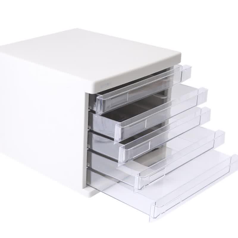 M&G 5-Tier Desktop File Cabinet with Drawers