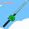 Kite Miniature Fishing Rod New Dynamic Kite Accessories Retractable Belt Reverse Handbrake Fishing Rod