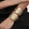 Irregular Gold Metal Bracelet Bracelet Is Suitable for Vacation Wear