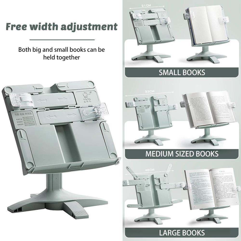 Height Adjustables Reading Stand 2 In 1 Children Reading Frame Multipurpose Portable Books Laptops Holder For Office School