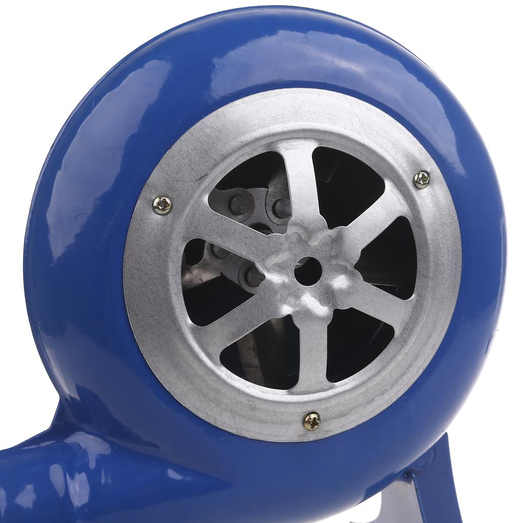 Barbecue Fan, BBQ Blower 150/120/80W Mini Blacksmith Forges Blower with Duct Iron Gear Portable Manual Blower for Camp
