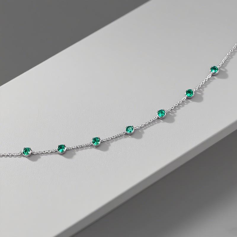 Hui Zhi Yi 2025 Βραχιόλι/Περιβραχιόνι Paraiba Bubble από Ασήμι S925, Μοντέρνο & Ευέλικτο Καλοκαιρινό Κόσμημα