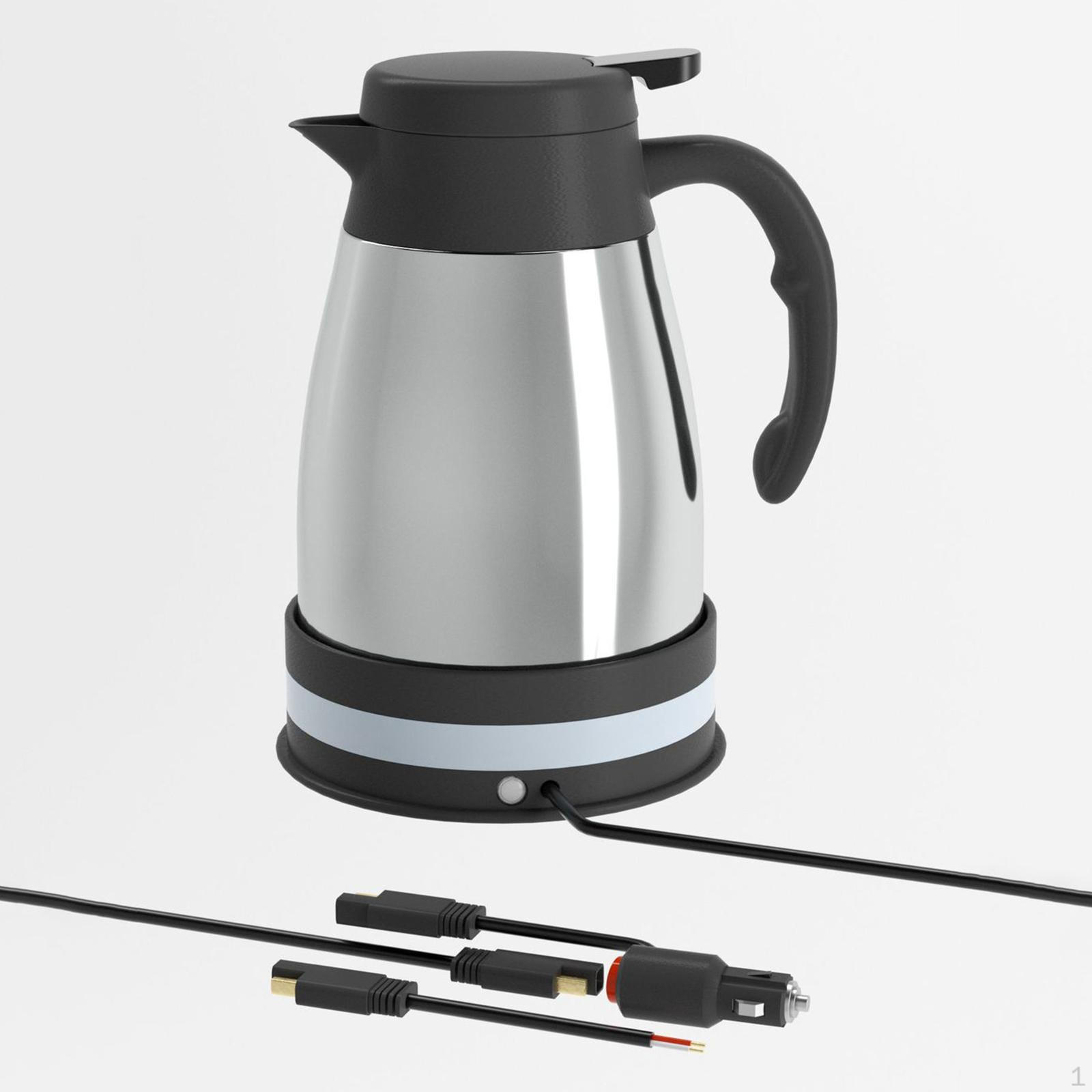 

Автомобильный чайник 24 В для нагрева воды с прикуривателем серебряный