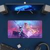 Anime Swword Art Oonline Asuna Mauspads Mousepad Großes Gaming-Mauspad LockEdge Verdickt Computer Tastatur Tisch Schreibtischmatte