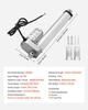 12V Linear Actuator, 203.2mm Stroke 15mm/s High-Speed 1000N Linear Motion Actuator - with IP54 Protection & Mounting Bracket for Lift Desk, Recliner