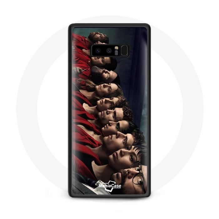 Coque Samsung Galaxy Note 8 La Casa de Papel all
