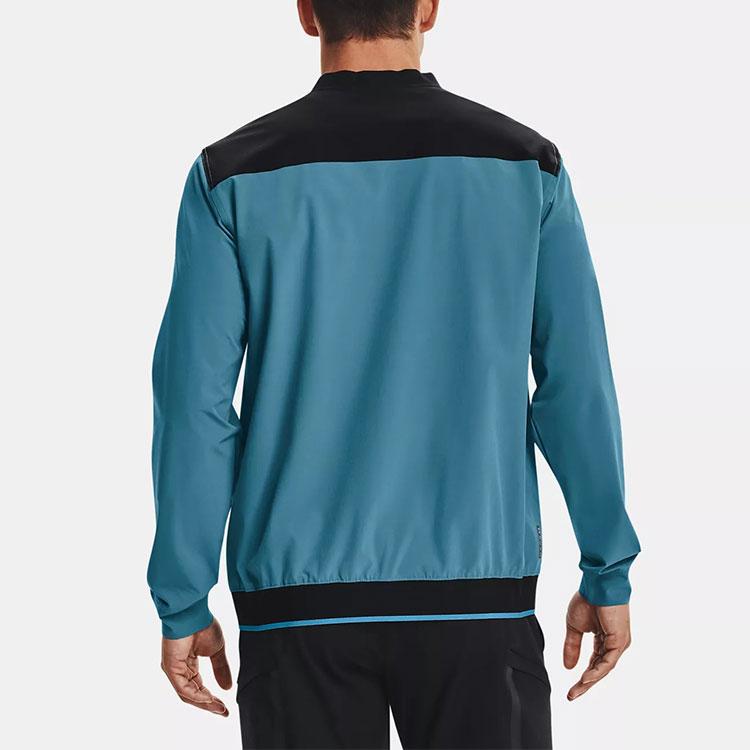 Under Armour Stretch Woven Crew Training Sweatshirt Men Sweatshirt Blue 1366193-597