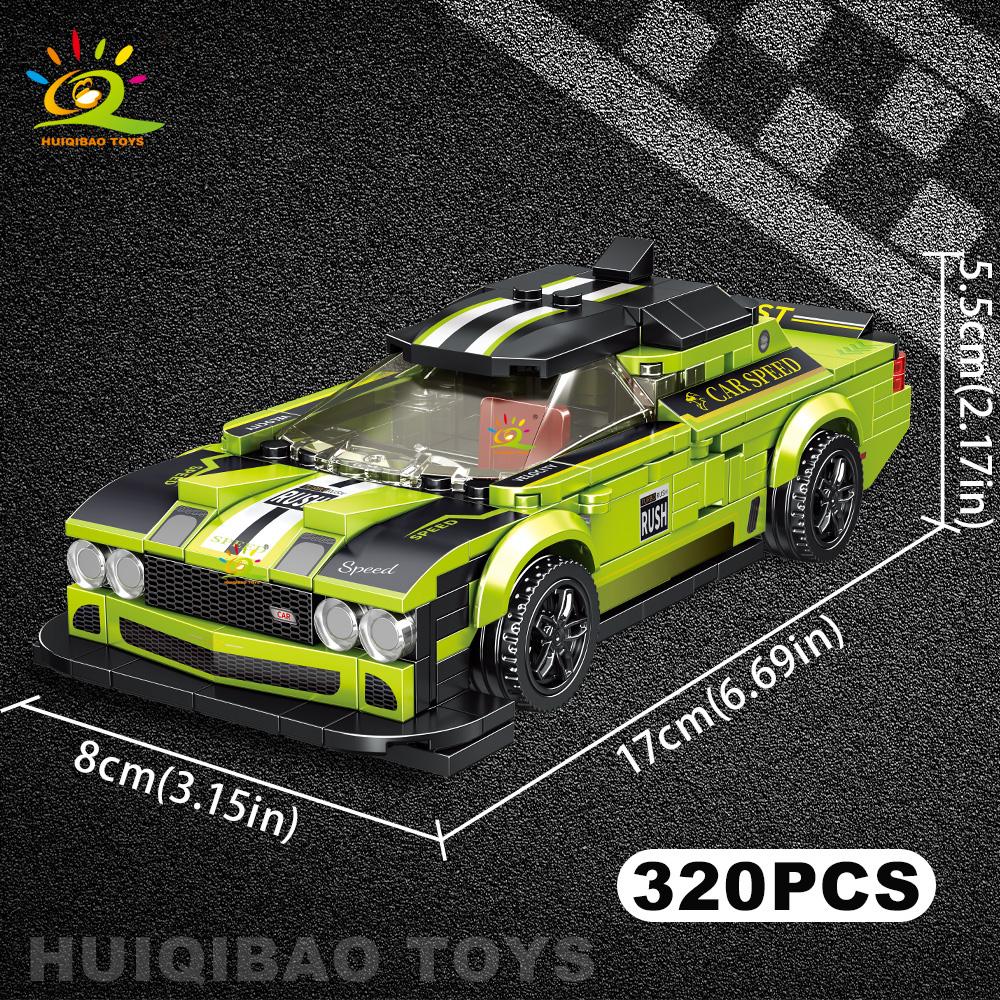 Superior-Grade Huiqibao High-Standard Mechanical First-Class Speed First-Class Two-Wheeler High-Standard Building-Set Block Collection Kit no box