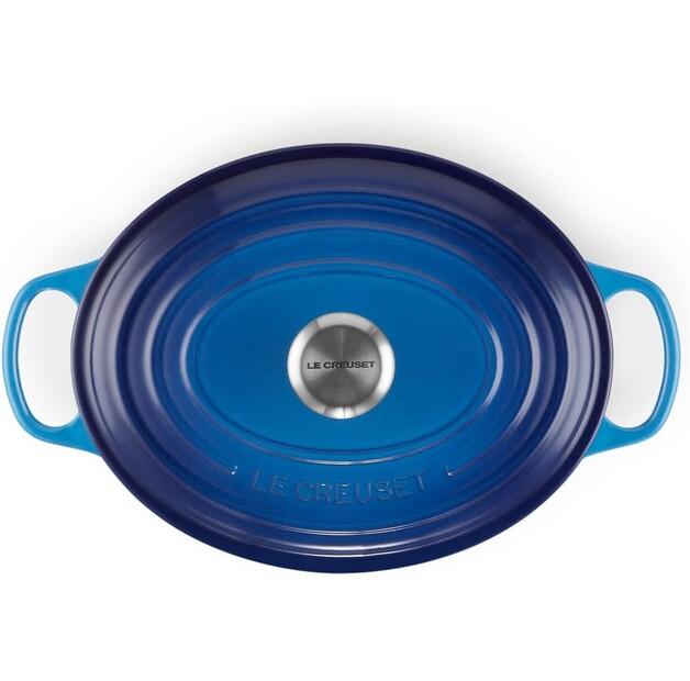 Чугунная жаровня Le Creuset Signature овальная 31 см лазурь 6,3 л (21178312202430)