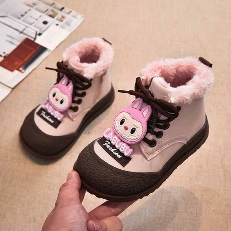 

Детские зимние сапоги, детские утепленные хлопком сапоги, теплые флисовые сапоги-принцессы 28 розовый