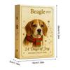 2025 24 Days 2D Acrylic Dog Xmas Tree Decoration Beagle Tree Ornament Countdown Calendar 2D Acrylic dog Ornaments Xmas Gifts