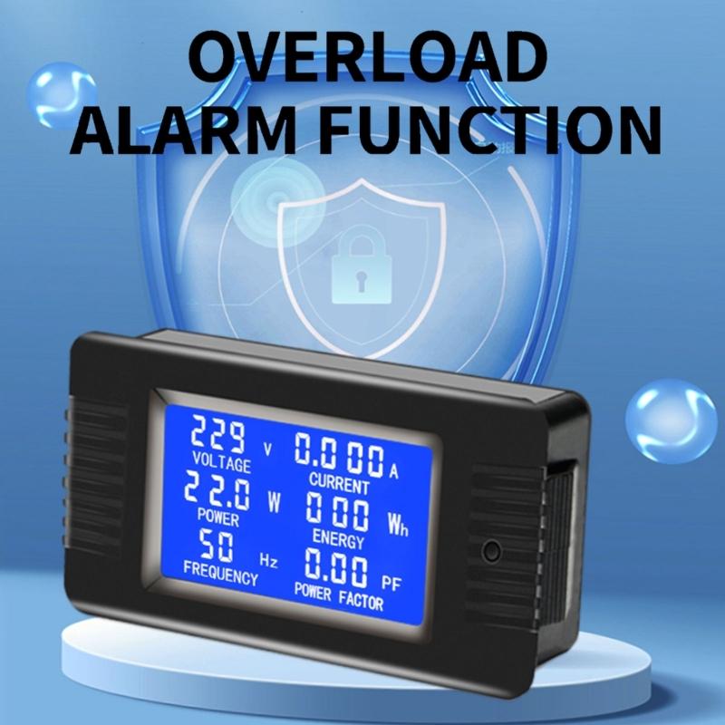 80-260V Voltage Detector Current Meter Multimeter Current Voltage Power Energy Meter Voltmeter Ammeter Testing Meter