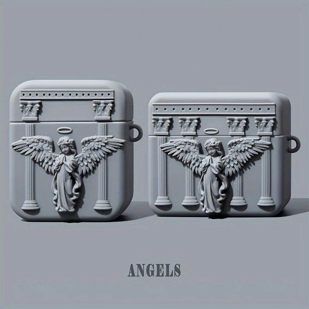 Cute 3D Prayer Angel Silicone Case For Airpods 3 2 1 Wireless Charging Protective Shell Soft Cover For Airpods Pro 1 2