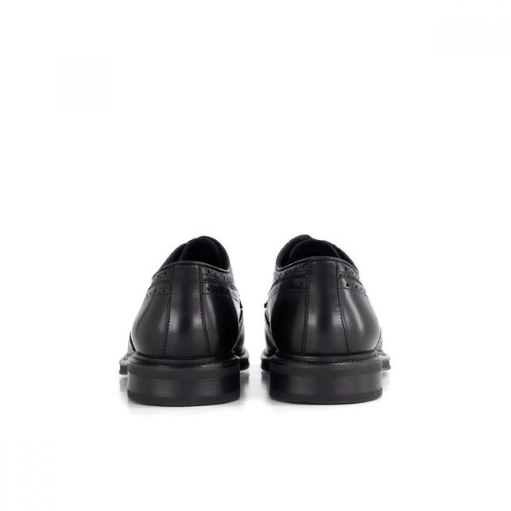 Daks Men S Comfort claSSic Wingtip dreSS ShoeS Black Drx603kv10