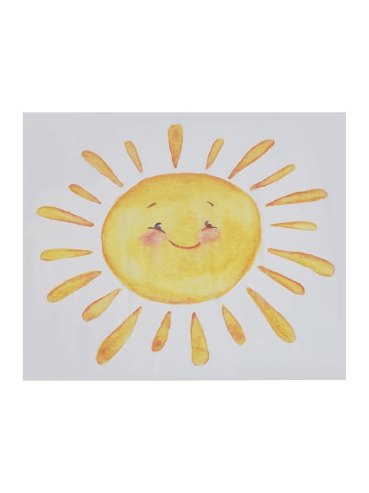Convenient Removal Cartoon Sun Wall Stickers Children's Bedroom Decoration