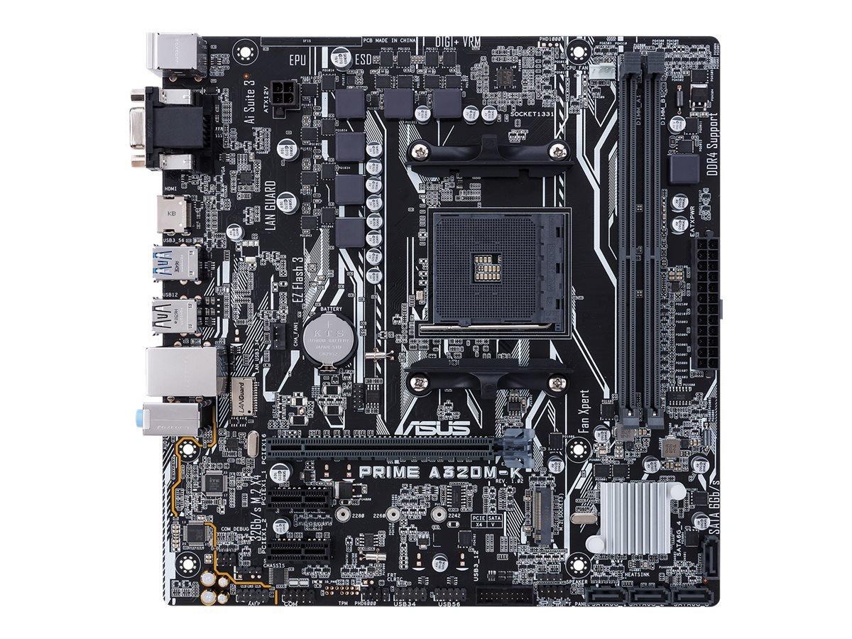 

ASUS AMD A320 equipped motherboard Socket AM4 compatible PRIME A320M-K [microATX]