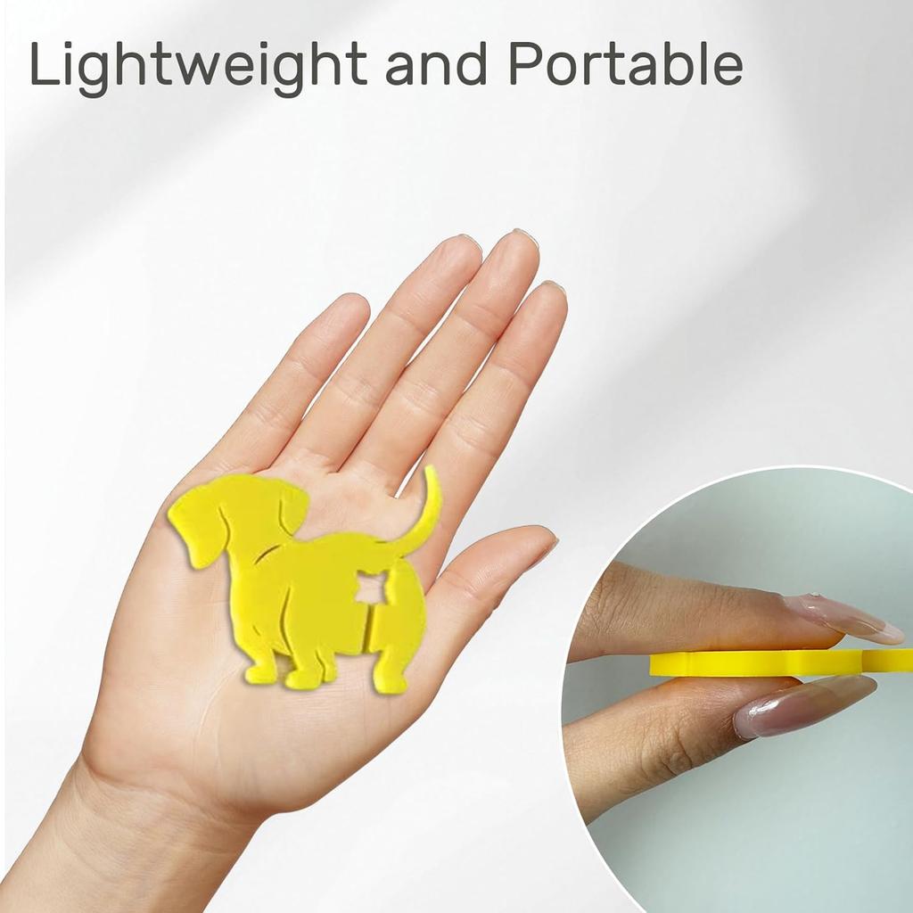 Cat Dog Butt Bread Clip - 4 Pack Reble Food Bag Clips, Keep Your Food Fresh with Adorable Pet-Themed Design (Cat)