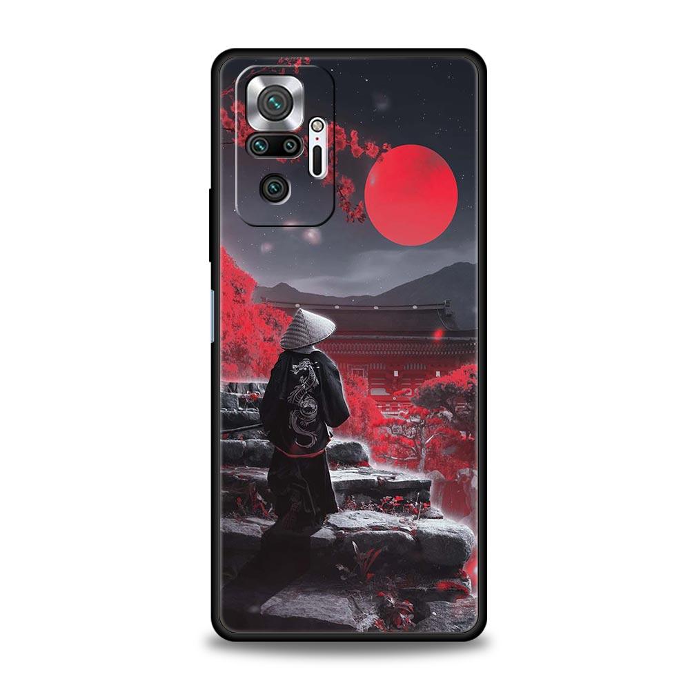 

Японский чехол Redsun Samurai Bushido для телефона Xiaomi Redmi Note 12 10C 10 11 9 8 Pro Plus 9S 7 8T 9T 9A 8A 9C K50 K40 игровой чехол Redmi Note 9S