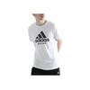 Adidas Breathable Quick-Dry Sports Short Sleeve T-Shirt Men Tops White ADICTB-WB