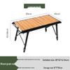 Outdoor Foldable Height-Adjustable Aluminum Table: Portable Roll-Up for BBQ, Picnic, or Dining