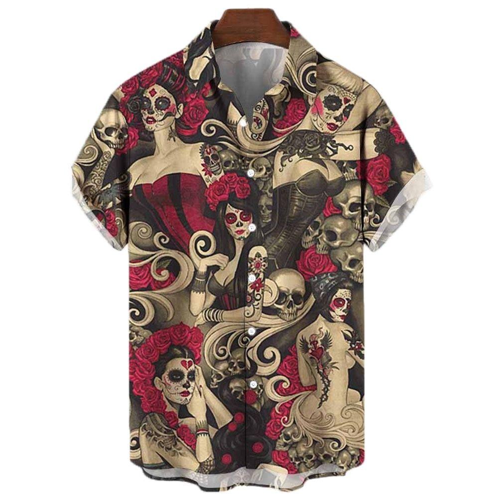 

Японские мужские рубашки Кои 3D принт Гавайские пуговицы Пляжные Алоха топы Гавайские рубашки Топы Мужская одежда Короткий рукав Пляж Лето 5XL