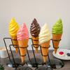 1-piece Set, Simulated Sauce Coated Plastic Ice Cream Model, Ice Cream Shop Display Prop, Photography Stage Prop