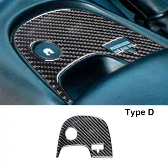 Carbon Fiber Traction Console Cover Trim For Chevrolet Corvette C5 1998-2004