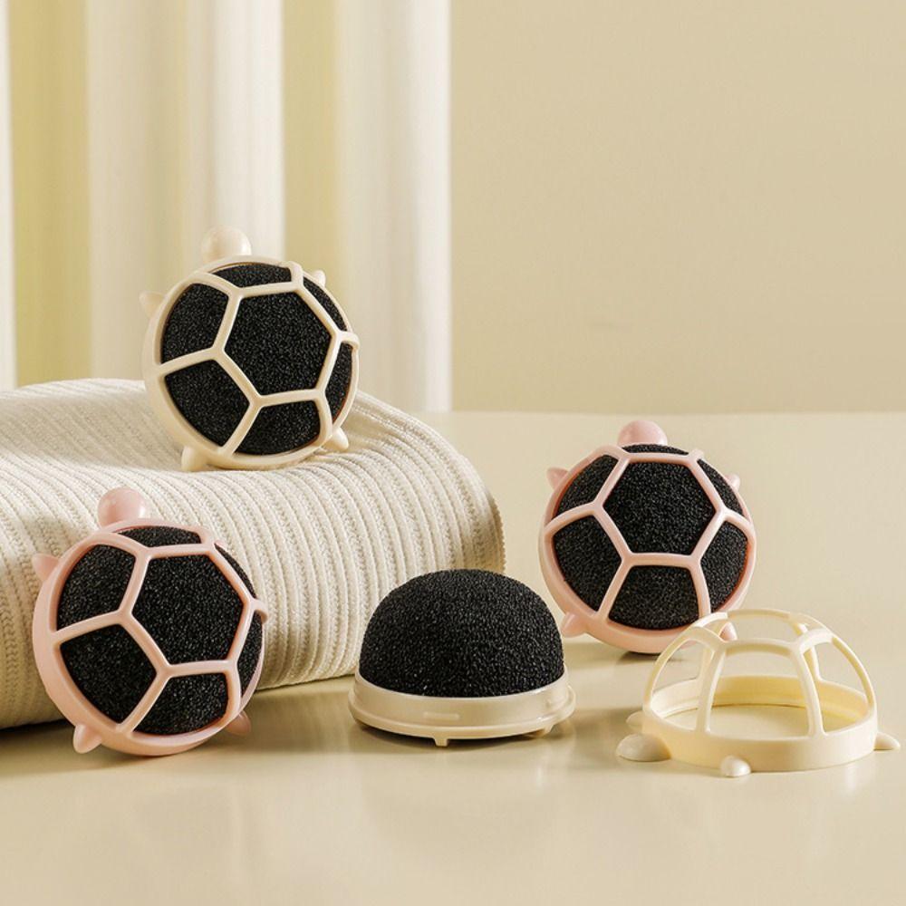 2Pcs Reusable Laundry Balls Turtle Shape Hair Remover  Household Clothes Cleaning