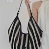 Summer Basket Woven Bag for Women's Leisure Vacation Lazy One Shoulder Underarm Tote Large Capacity Commuter Bag