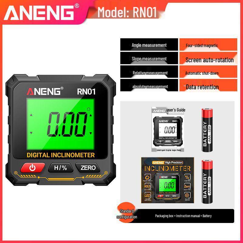 High-Precision Digital Laser Inclinometer & Spirit Level Tool