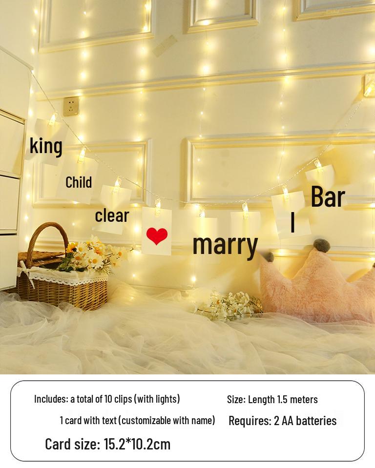 First Birthday Fairy Lights Decor: Photo Wall, Bunting, and Decorative Lights for a Happy Party