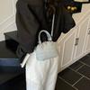 New niche design high-end versatile rivets portable fashionable single shoulder oblique span shell bag