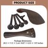 4/4 Full Size Violin Accessories Kit Chin Rest Parts Sturdy,Wood Replacement,Professional Tuning