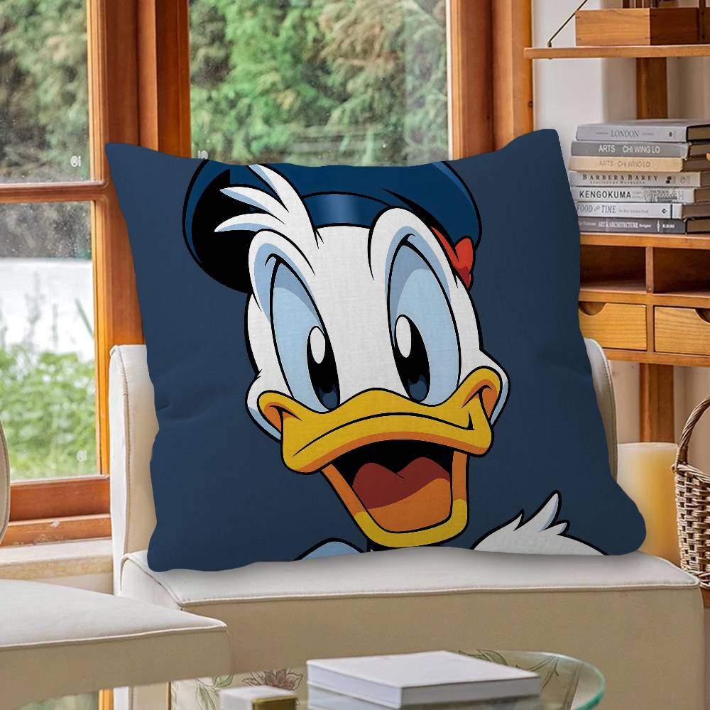 D-Donald D-Duck Personalized Picture Text Home Decorative Pillows Household Gifts 45x45cm