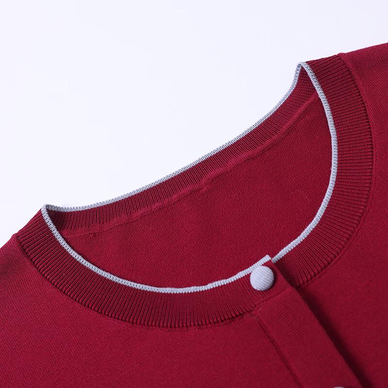 Hengyuanxiang Women's Lyocell Tencel Embroidered Short Sleeve Knit Top