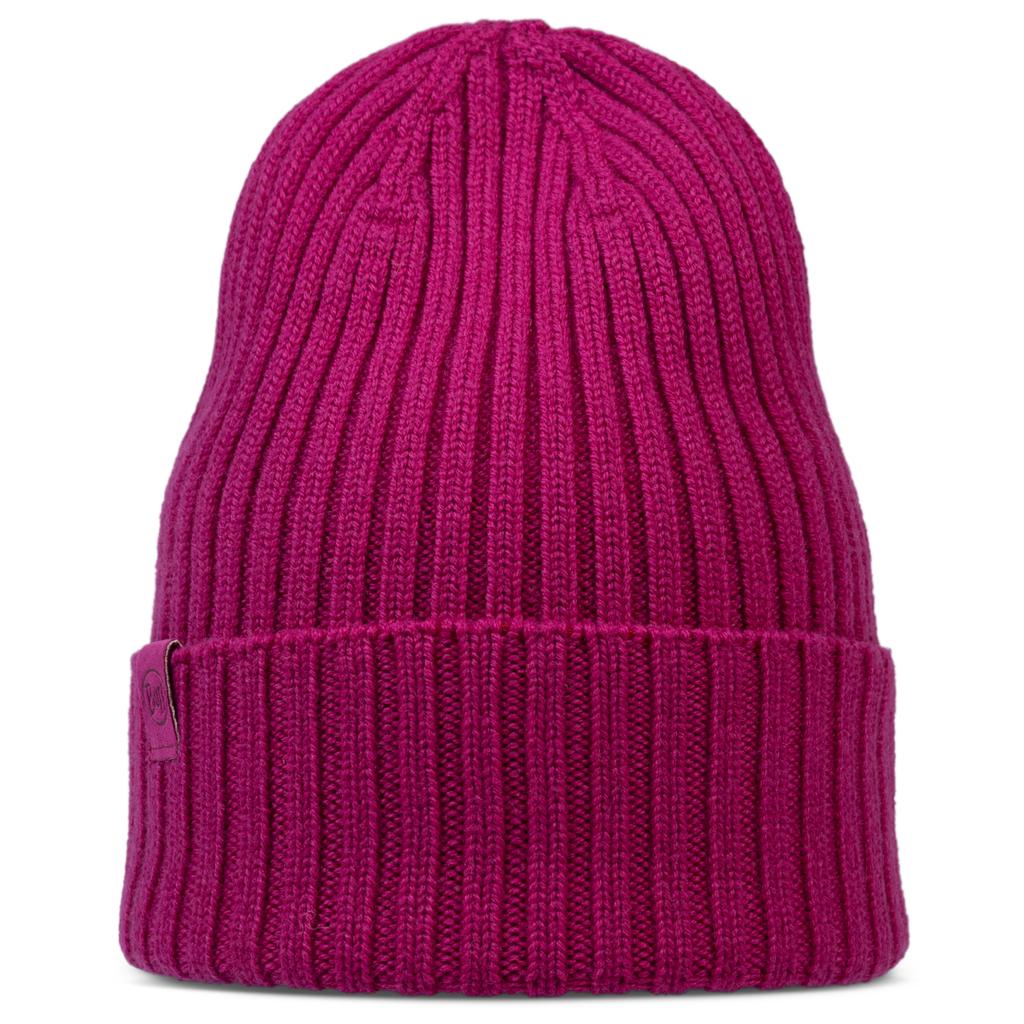 Buff  Knitted Norval Hat Beanie, Womens purple Cap