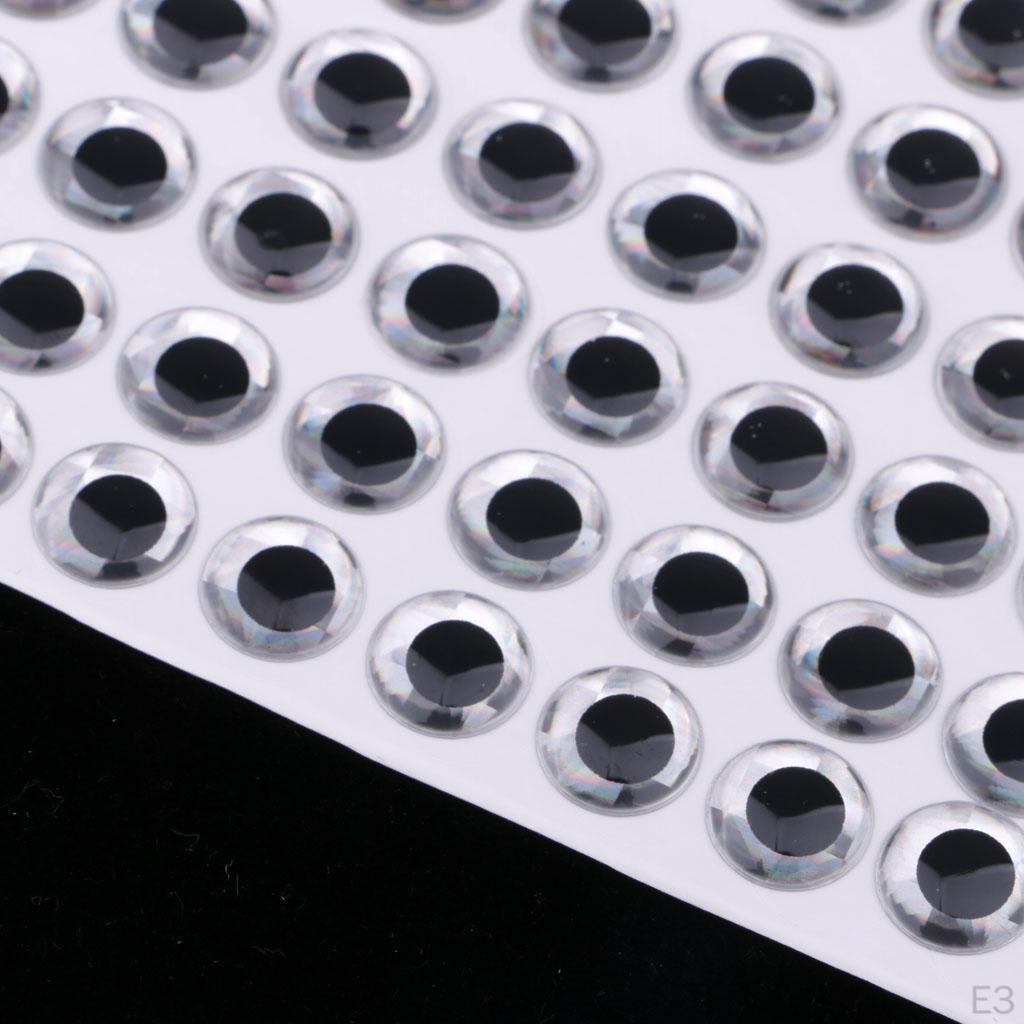 100pcs Fishing Lure Eyes 3D Fish Artificial Baits
