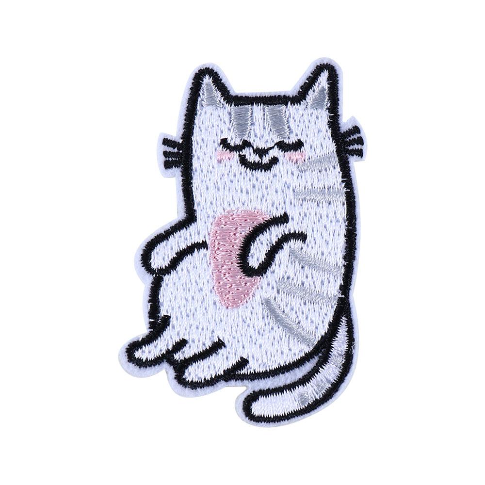 Kitty Repair Sewing Jeans Jacket Embroidered Cloth Sticker Appliques Sewing Fabric Badges Patches