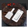 Silver Ginger Grater Wasabi Grater Crusher Stainless Steel Garlic Grinder Kitchen Fruit Root Vegetables Ginger Grinding Tool