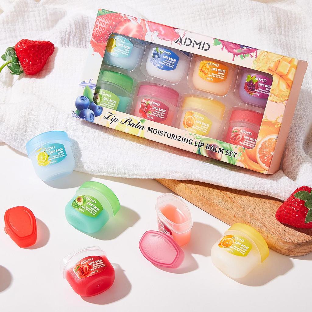 ADMD 8-Piece Moisturizing & Hydrating Lip Mask Set