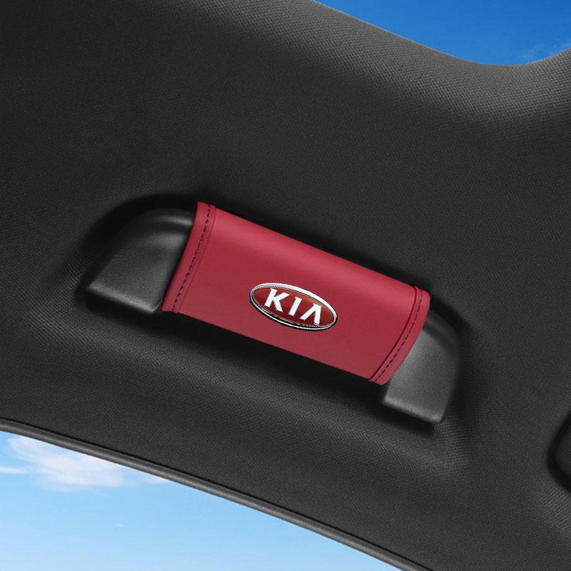 Autoaufkleber Autodachgriffabdeckung Türarmlehne Lederbezug für KIA Ceed Rio Sportage R K2 K3 K4 K5 K6 Soul Opeima Ceed Sorento Cerato