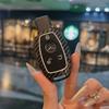 Key Fob Cover For Mercedes Benz A B C E S Class W204 W205 W212 W213 W176 GLC MAYBACH Keyless Soft Case ll1