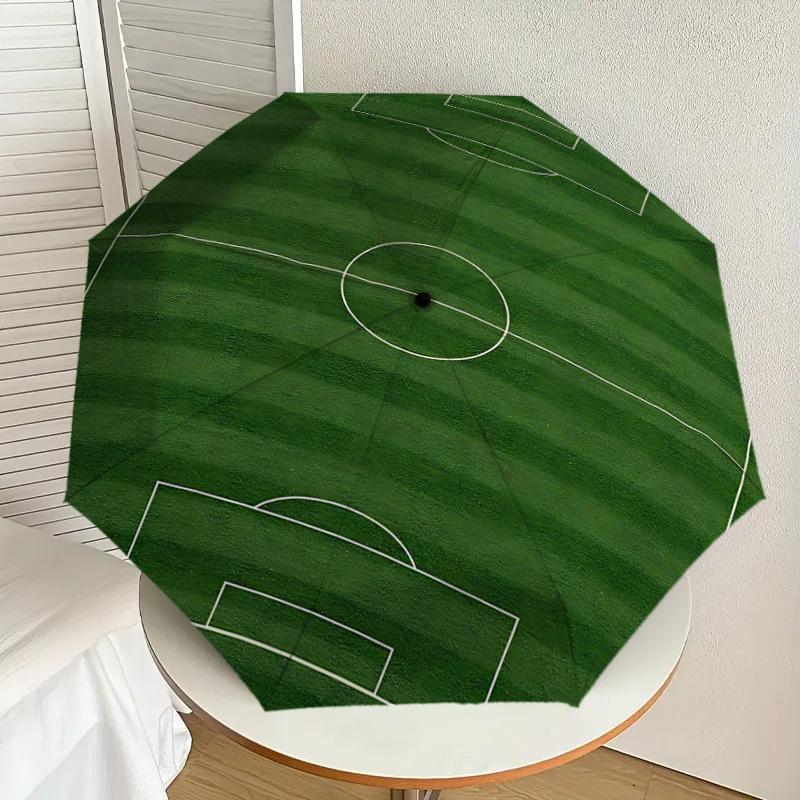 1PC Soccer Field Umbrella-8-Rib Reinforced, Automatic Open, Lightweight & Durable, Fashion Accessory for Outdoor-D346
