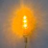 Universal 2 Stück Motorrad Blinker vorne hinten LED Blinker 12V Moto Blinker Metall Amber