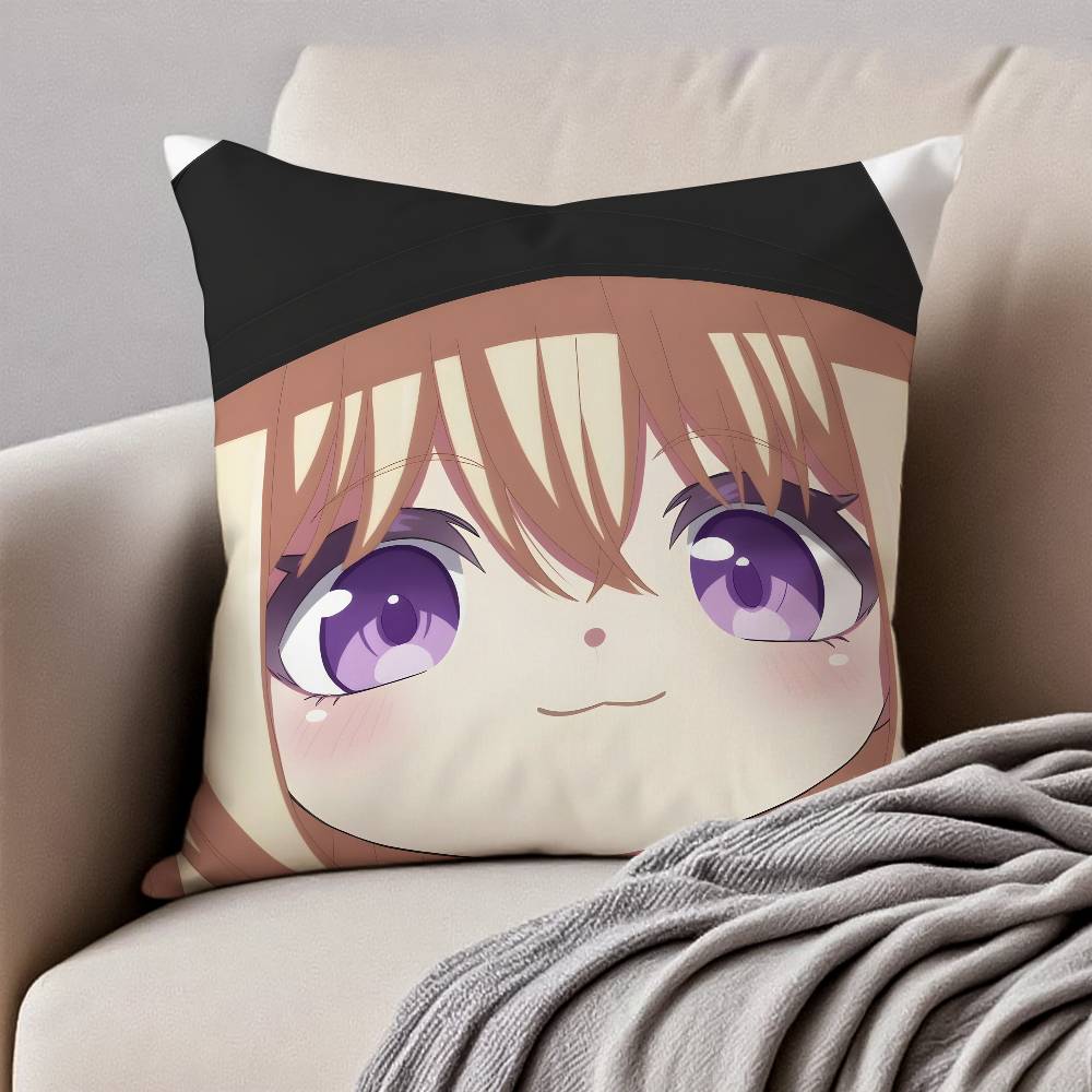 BanG Dream Ave Mujica Pillow Case Anti-dustmite Pillowcase Invisible Zipper Silky Short Plush Sofa Cushion Cover