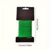 10m Gardening Cable Ties Plant Twine Green Flexible Bendy Garden Support Wire Cable Tie Reusable Rubber Coated Steel Wire