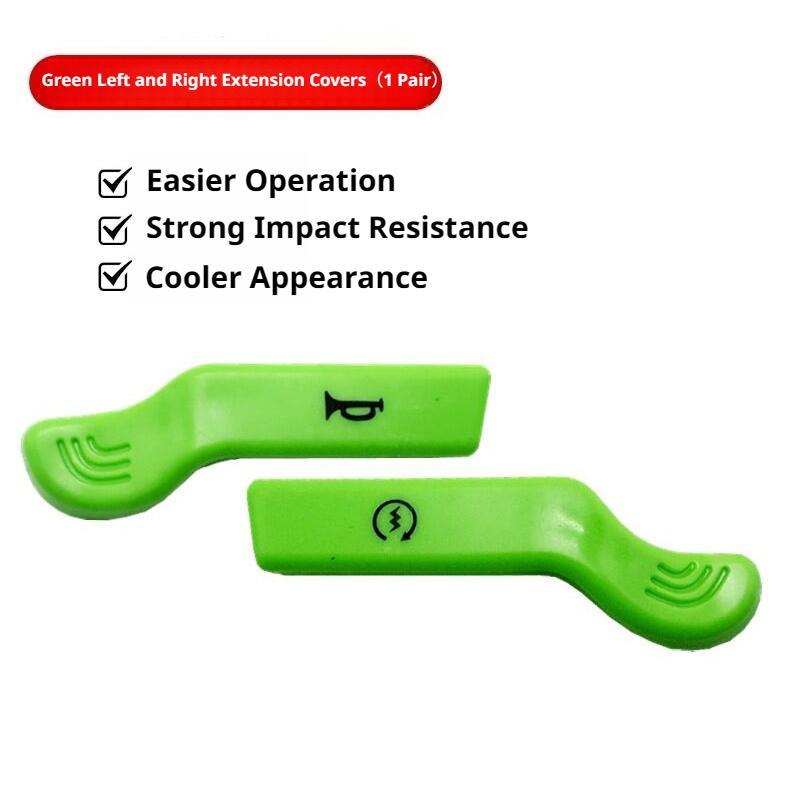 SEAMETAL 1 Pair Universal Motorcycle Modification Start Up Switch Button Horn Switch Extender Extension Keys Rubber Button Horn Switch 2pcs зелёный