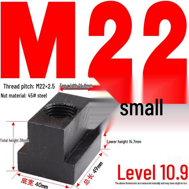 Kangfei 45# Steel T-Nut for M6-M20 Bolts