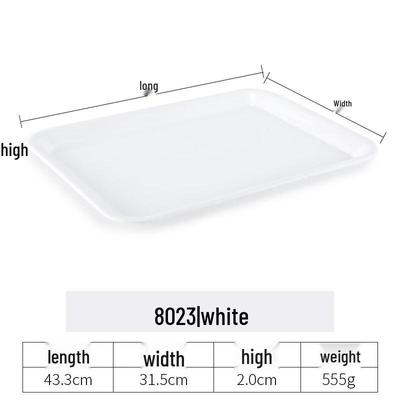 Melamine Rectangular Plastic Tray